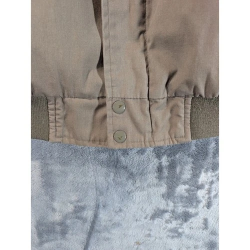 Vintage Oversized Harrington Bomber Jacket Tan Khaki Harbor Bay 5X Big and Tall image 7