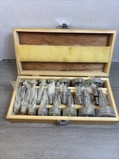 NOS Forstner Bit Set High Speed Steel 1/4 in. to 2-1/8 in. (16-Piece) Wood Case