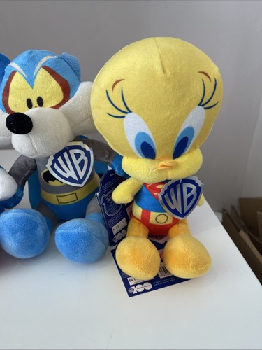 Peluche de superhéroes 100 aniversario de Looney Tunes (juego de 4) - Imagen 10 de 24