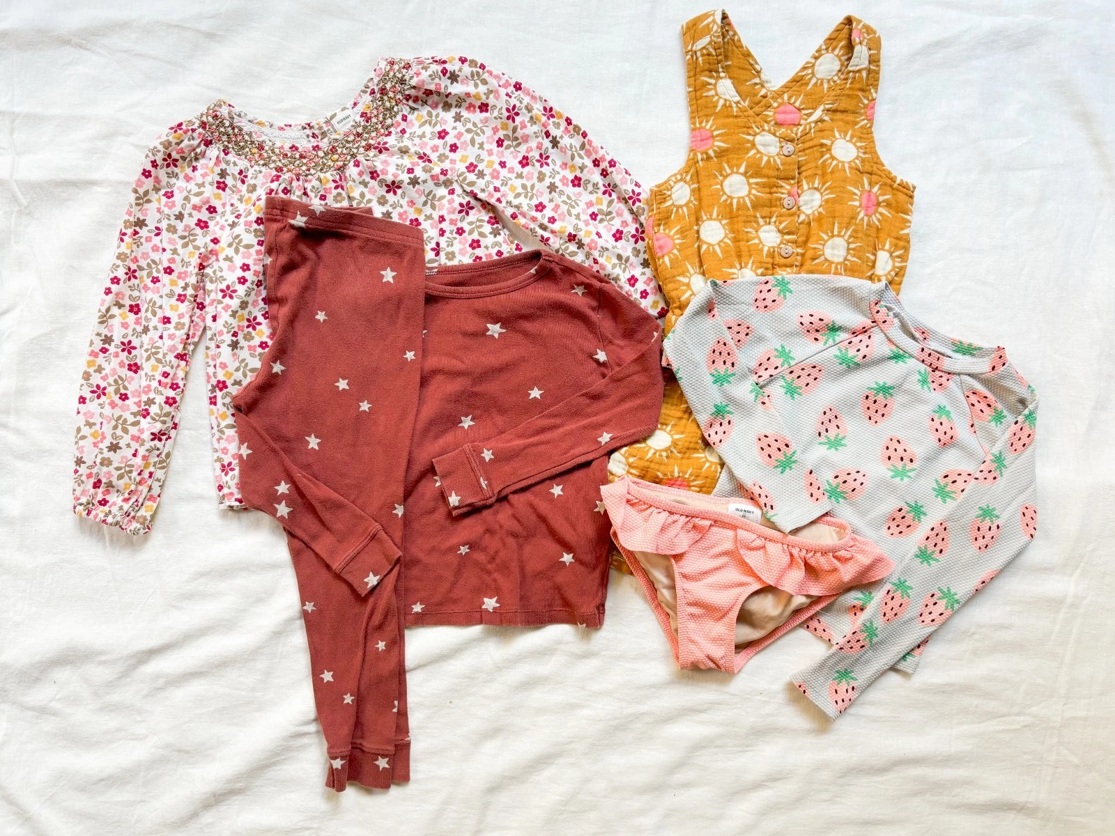 Old Navy sz 5 Fall Summer clothing! Romper top Pajamas swimsuit 2025
Opens in a new window or tab