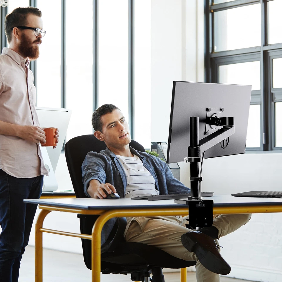 Matte Black Flat Screen Display Mount For 34 Inch Monitors Vesa 75X75 100X100 - Image 3 of 4