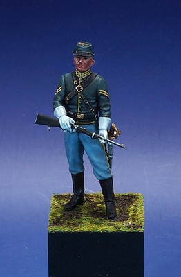 One Union Cavalry Corporal Master Box 35197  Pro Built & Painted 1/35 scale