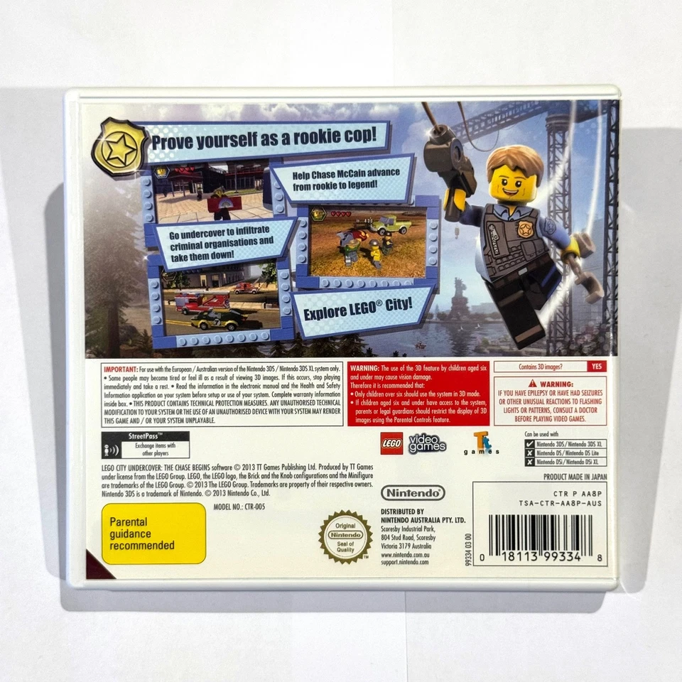 LEGO City Undercover The Chase Begins - Nintendo 3DS - Like New - Complete - PAL - Image 2 of 4