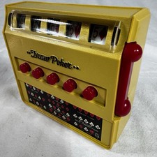 VTG 1971 Yellow WACO Draw Poker Fully Automatic Battery Game Japan  FOR PARTS