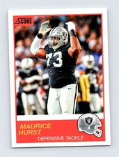Maurice Hurst 2019 Score #36 30th Anniversary Parallel /30 Raiders Card