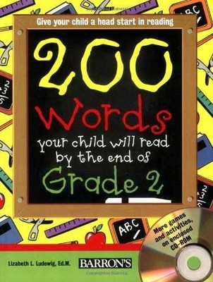 200 Words Your Child Will Read by the - Paperback, by Ludewig Liz - Very Good o