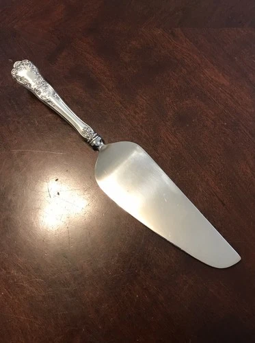 Vintage Gorham Buttercup Cake or Pie Server Sterling Silver Handle 10 1/2"