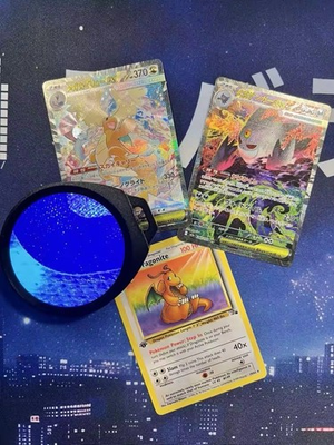 #ad FlawFinder HoloScope Card Inspection CameraVideo 32GB 2.1” Screen UV lighting $65.00