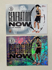 2025-26 Topps Basketball Holo Foil Generation Now Nolan Traore RC + Base Nets