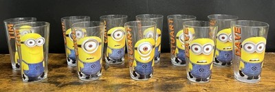 Set of 11 Despicable Me 16 oz Cup Glasses Minions Dave Stuart Tim &  Carl