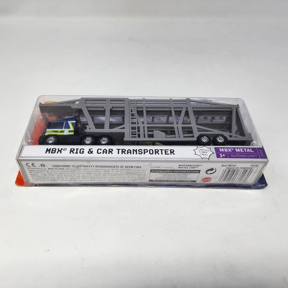 MBX Rig & Car Transporter * Matchbox Super Convoy  * AB4 #524 - Image 3 of 4
