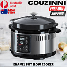<!--F#f_0-->COUZINNI Digital Slow Cooker with Ceramic Lid Keep Warm Function Stainless Steel<!--F/-->