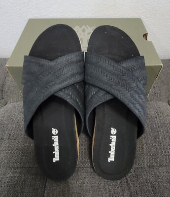 Timberland MALIBU WAVES CROSS SLIDE, Jetblack Footwear Female