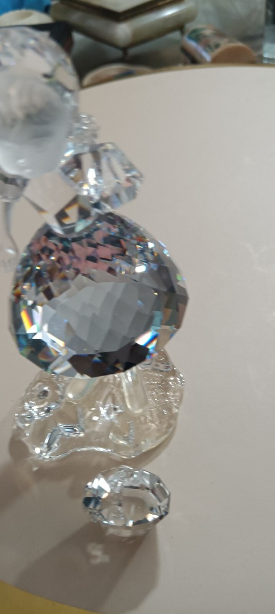 1996 SWAROVSKI CRYSTAL RED RIDING HOOD w BASKET FIGURINE