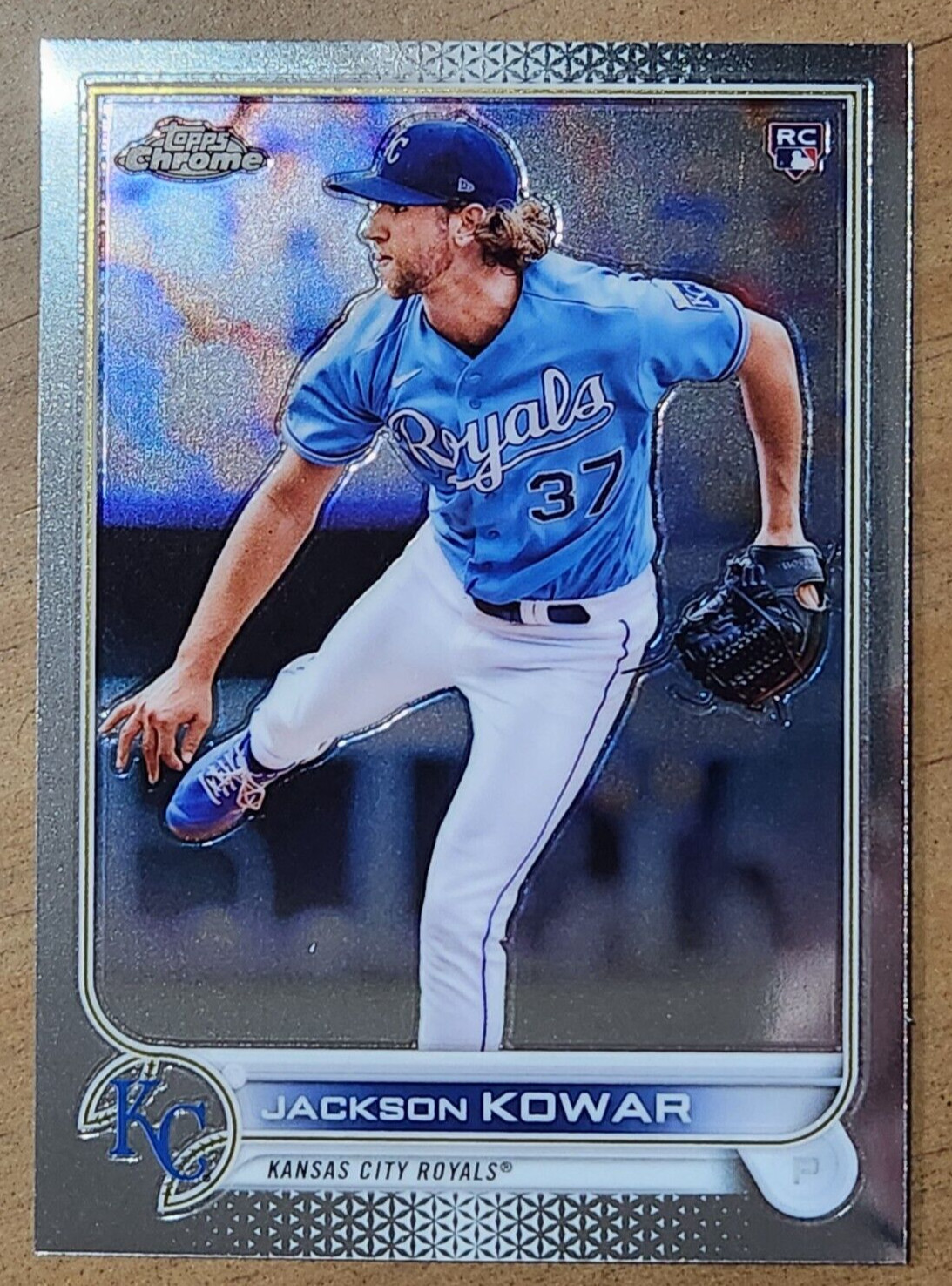 2022 Topps Chrome #188 Jackson Kowar RC Rookie Kansas City Royals