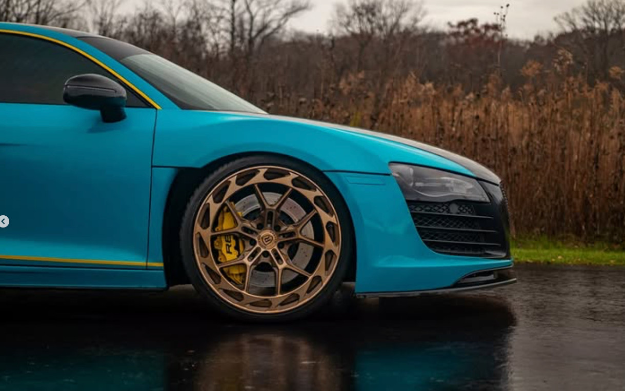 20” ROHANA RFX19 MACHINE BRONZE WHEELS RIMS FOR AUDI R8 20X9 & 20X11