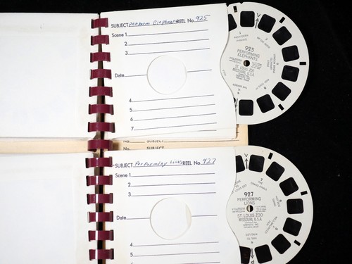 View-Master Album spiral w/ 29 single reels all shown pls look at pictures - Picture 13 of 20