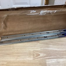 Knape Vogt Kv8450Fm B24 Ano 24 In. Soft-Close Full Extension Drawer Slides 2