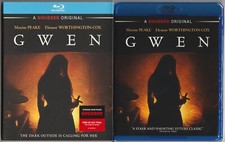Gwen (2018) Blu-ray & Slipcover, **NEW** Maxine Peake, Eleanor Worthington-Cox