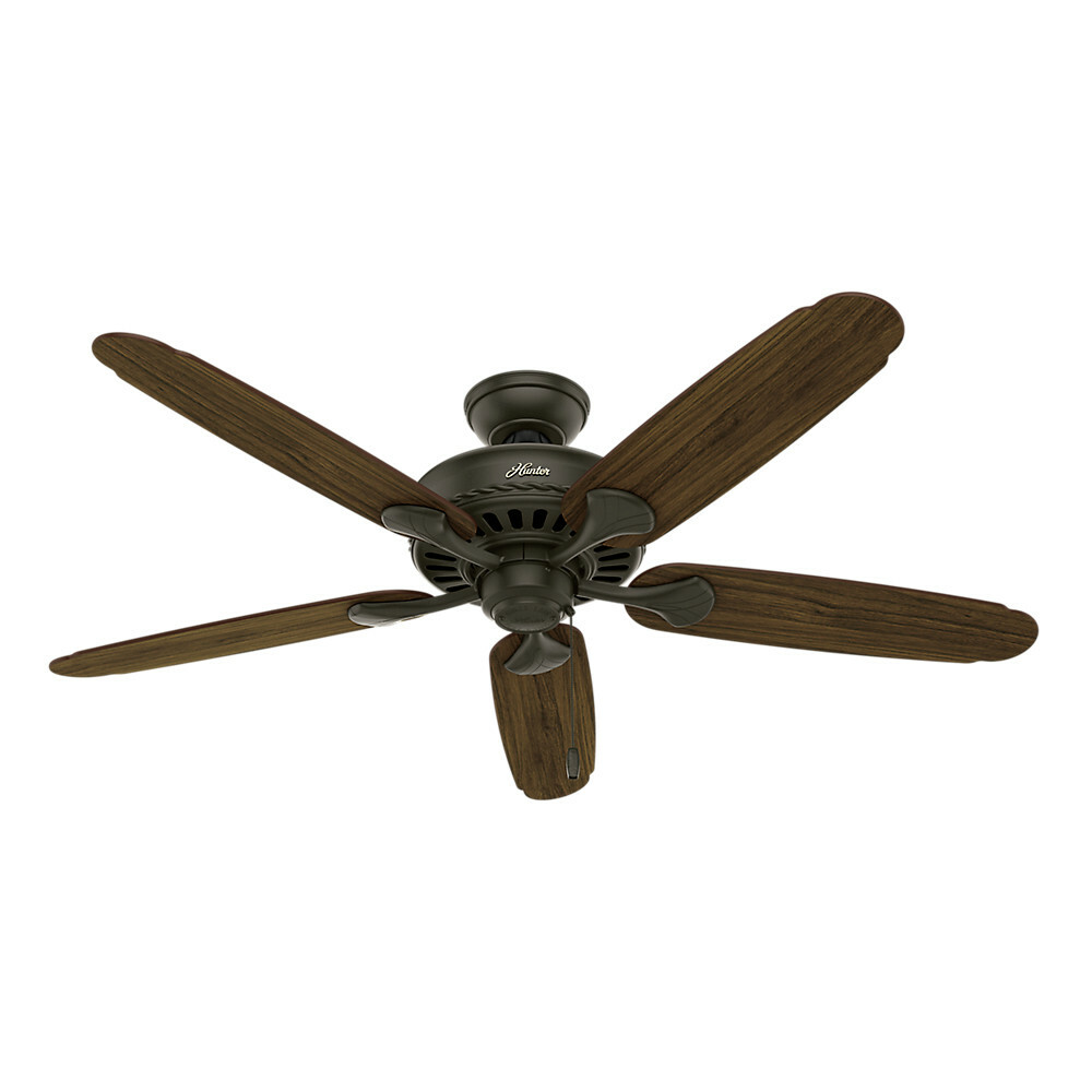 Hunter 53094 Cortland Ceiling Fan With Five Dark Cherry Walnut