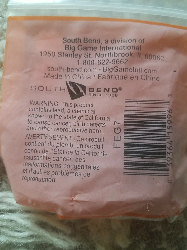 Southbend Egg Sinkers 尺寸 3/4 4 包 — 第 3/4 张图片