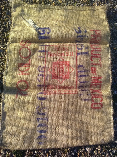 Ancien Sac à Café En Toile De Jute 70kg – Super état, Parfait Pour La Déco Et Le Détournement