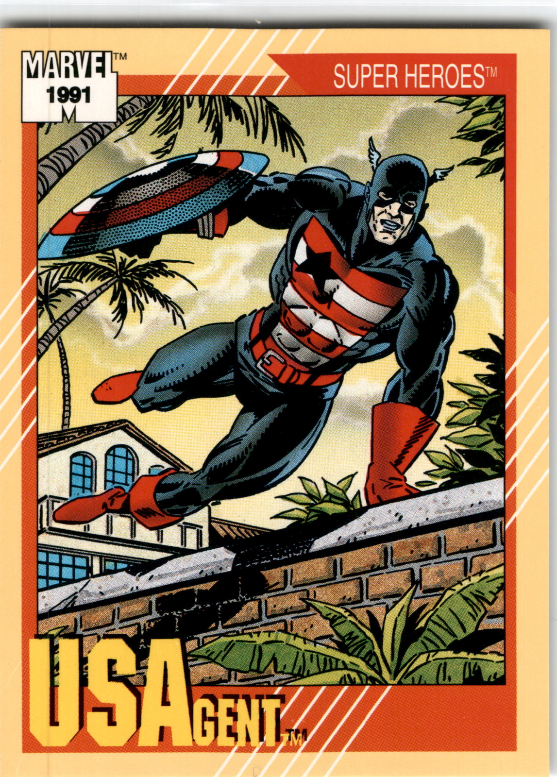 1991 Impel Marvel Universe II #35 USAgent