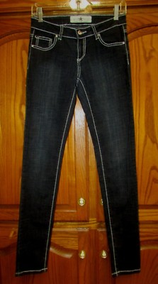 Jean Miss Chic Superstar Taille 3 - Bootcut Distressed - Longueur Intérieure 31" - Occasion TB