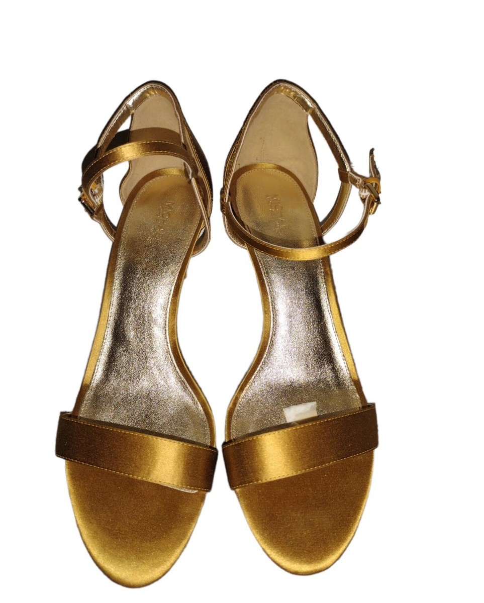 Michael Kors Womens Antonia Strappy Dress Sandals, GOLD, Size 10 | eBay Michael Kors Womens Antonia Strappy Dress Sandals, GOLD, Size 10 | eBay