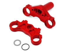 Losi Promoto-MX Aluminum Triple Clamp Set (Red) [LOS364002]
