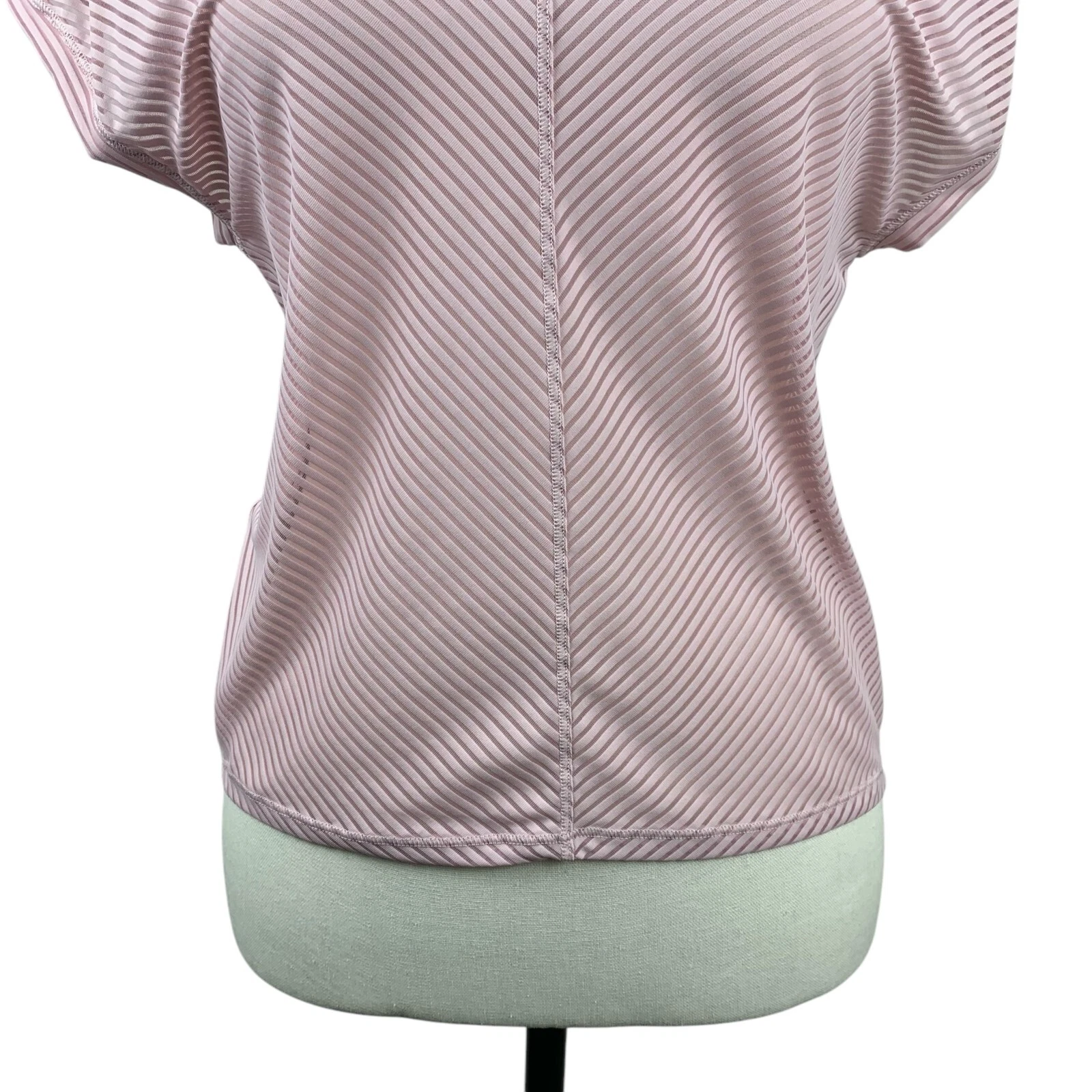 lululemon ahead by miles short sleeve v neck tie shirt