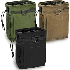 Tactical Molle Drawstring Dump Bag Magazine Ammo Pouch Military Utility Belt Bag