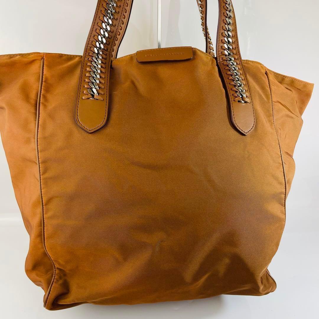 Stella Mccartney Nylon Tote Bag Falabella Auth Brown Medium