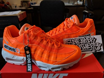 orange just do it air max 95