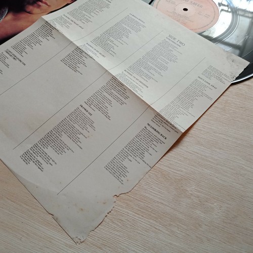 Leo Sayer - Seltene Malaysia 12" LP einzigartiges Etikett mit Textblatt - Bild 8 von 8