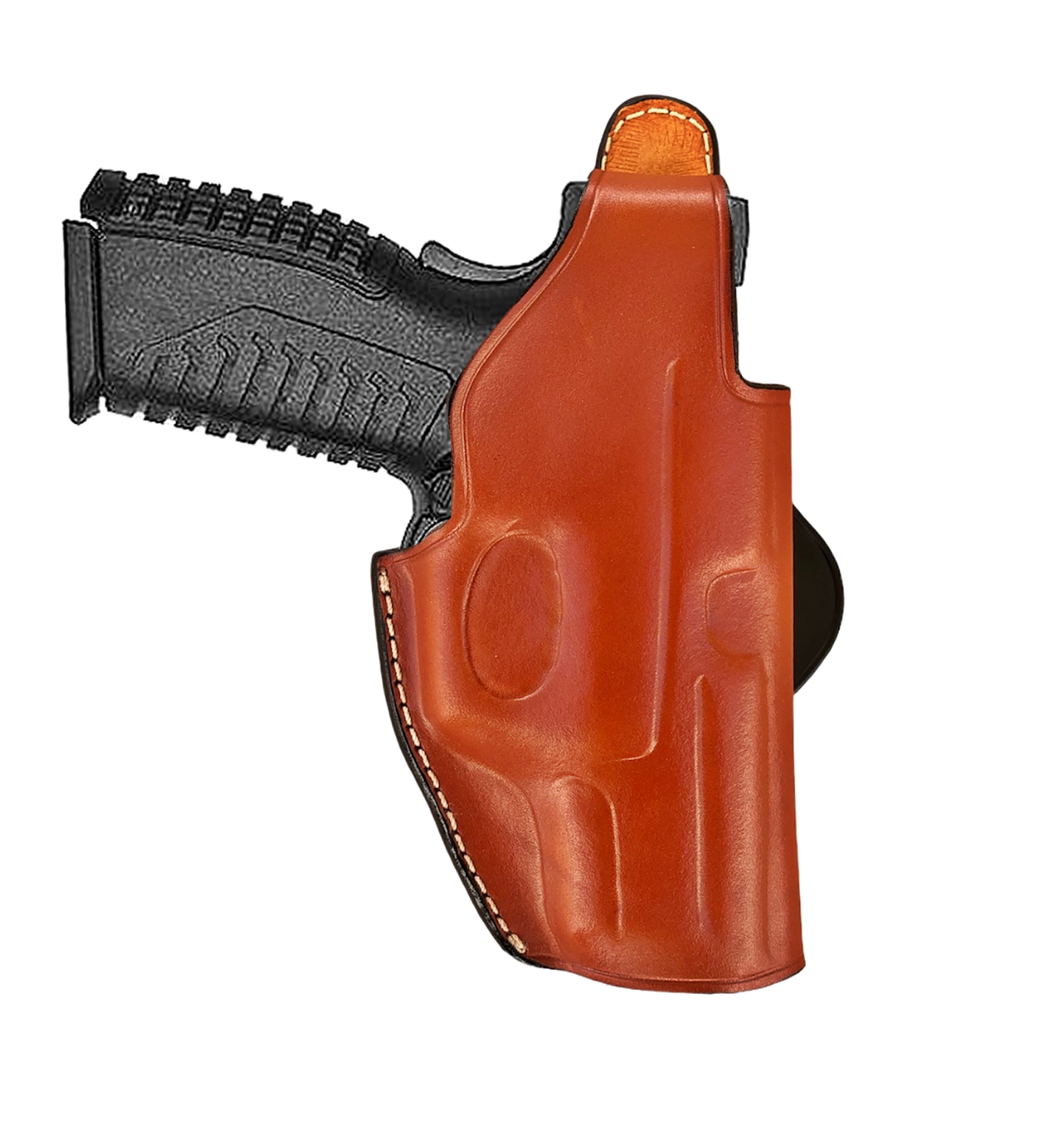 Leather Paddle Holster Fits Taurus G2C G2S G3C PT111, Thumb Break