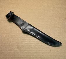 Linder Sheath/Scabbard ONLY - 9.5” Black Leather