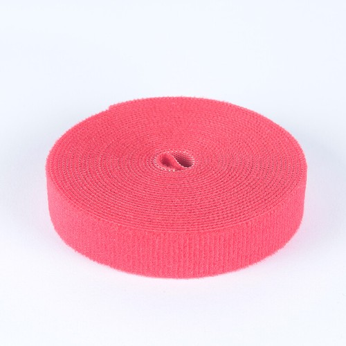 Hook & Loop Back to Back Tape Strap Roll Black White Blue Red Grey Green Yellow - Picture 18 of 19