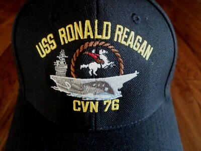 USS RONALD REAGAN CVN-76 NAVY SHIP HAT OFFICIAL BALL CAP