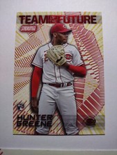 2022 Topps Stadium Club Hunter Greene Red Foil Team Of The Future Sp Rc #TOF-20
