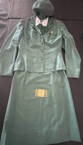 RIDOTTO DI PIÙ! RARA CRAVATTA UNIFORME TUTA CAPO SCOUT RAGAZZA 1948-1958 vintage