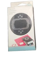 Brand New! EK Success RECTANGLE FLOURISH HEART FRAME Large Punch 54-30087 