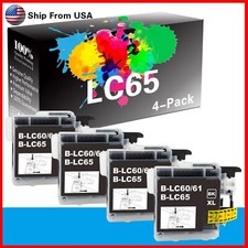 4PK LC65 LC65 XL Ink Cartridge for MFC 495CW 5490CN 5890CN Printer