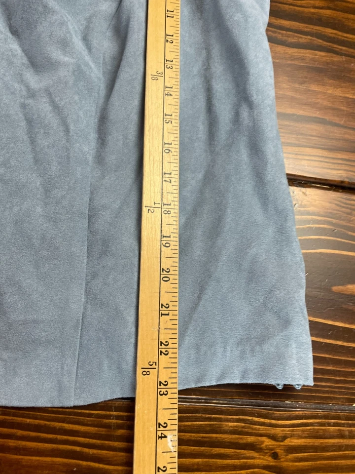 Camiseta sin mangas Dressbarn, para mujer talla grande 18 W, azul, gamuza sintética Foto 4 de 4