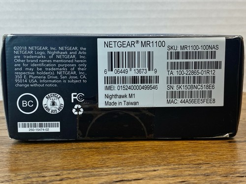 NETGEAR Nighthawk M1 UNLOCKED Mobile Hotspot 4G LTE Router # MR1100-100NAS - Picture 10 of 12