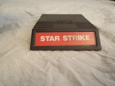 Star Strike - Intellivision Cartridge And Overlays Game