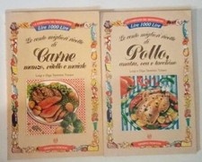 2 LIBRI LE 100 MIGLIORI RICETTE DI CARNE-POLLO 1997
