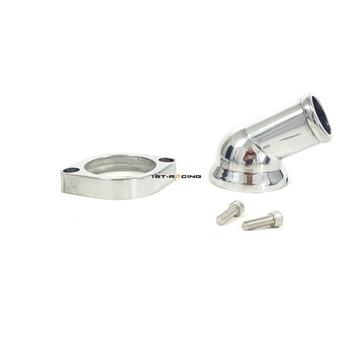45 Deg Water Neck Thermostat Housing FOR LS1 LS2 LS3 LS7 LS9 LSA L76 L92 GM LSV8 - Picture 2 of 6