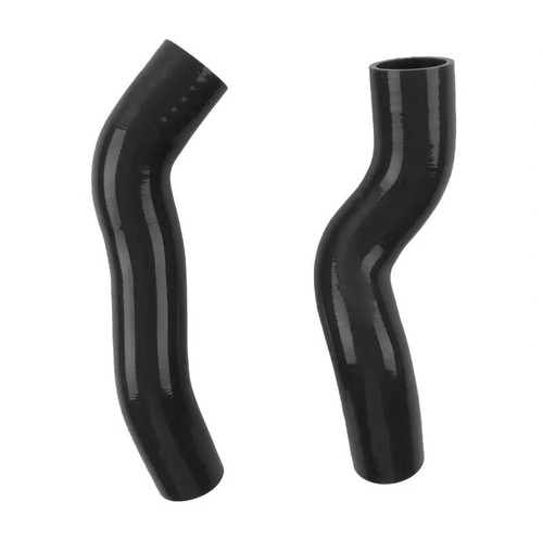 For Mazda RX-7 12A 1983-1985 3 Ply 1984 Silicone Reinforced Radiator Hose Black - Picture 6 of 9