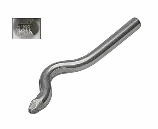 PT 900 1 MM Bent Stamp Platinum Purity Value Jewelry Making Metal Stamping Tool